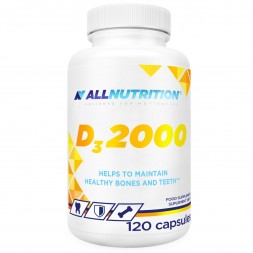 ALLNUTRITION Vit D3 2000 120 caps (exp.2026.11)