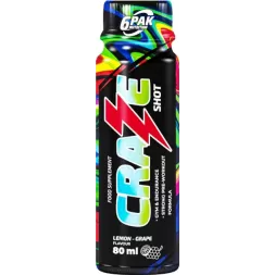 6 PAK CRAZE Shot 80 ml